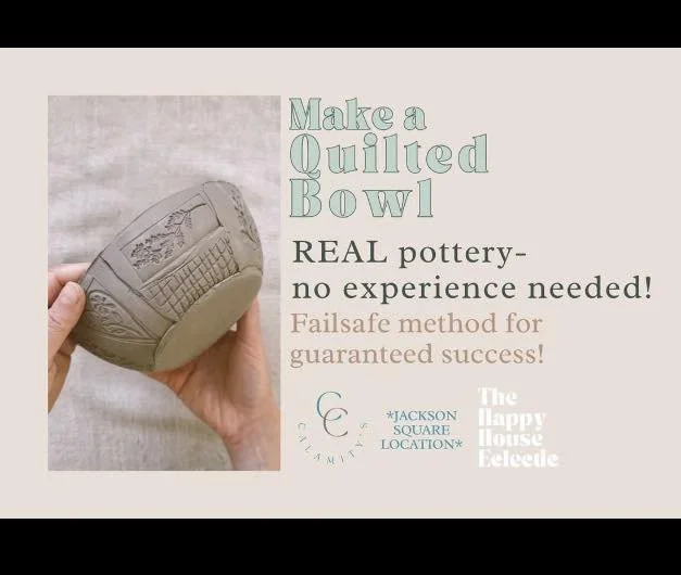 Ceramics: Quilted Bowls with Happy House Eclectic