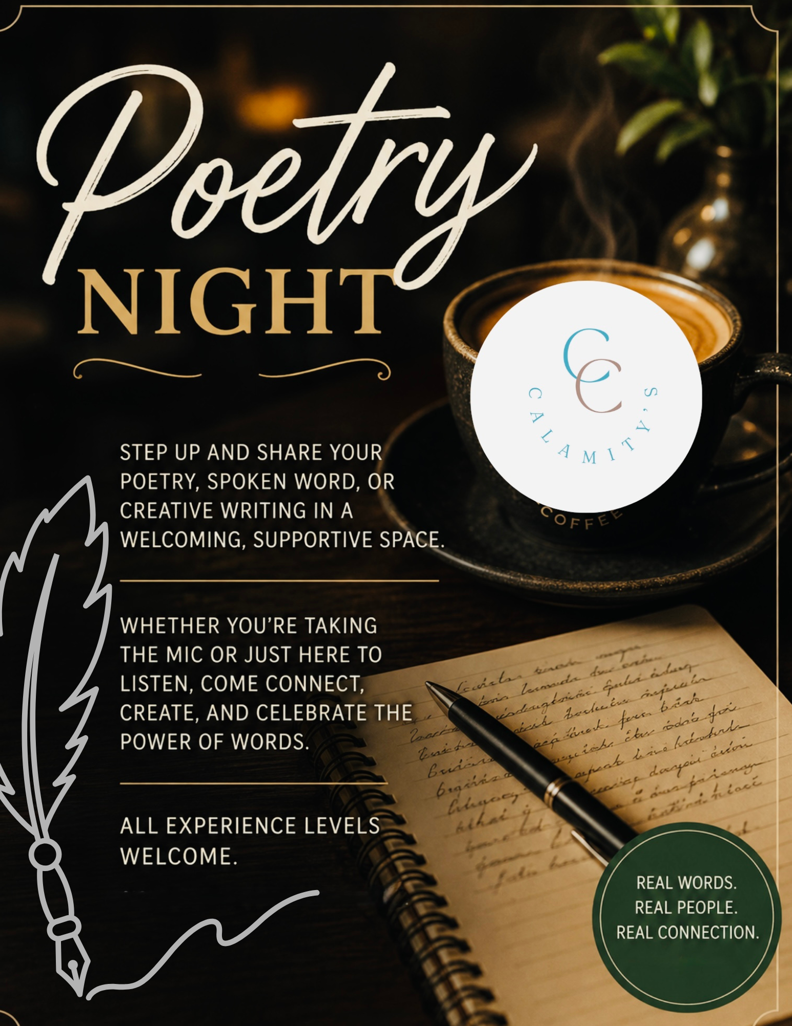 Poetry Open Mic Night with John C Mannone 