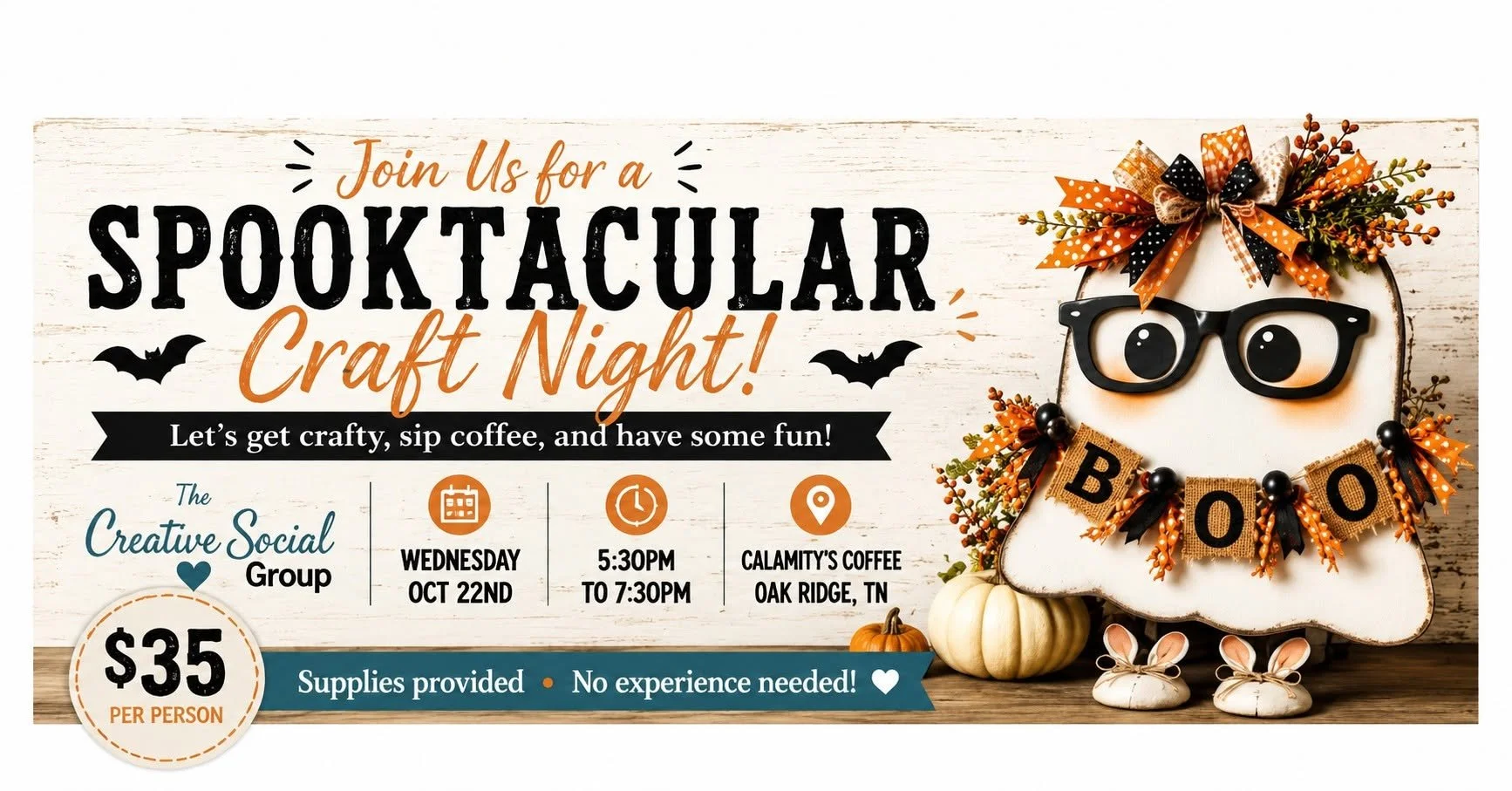 Creative Social Spooktacular Craft Night