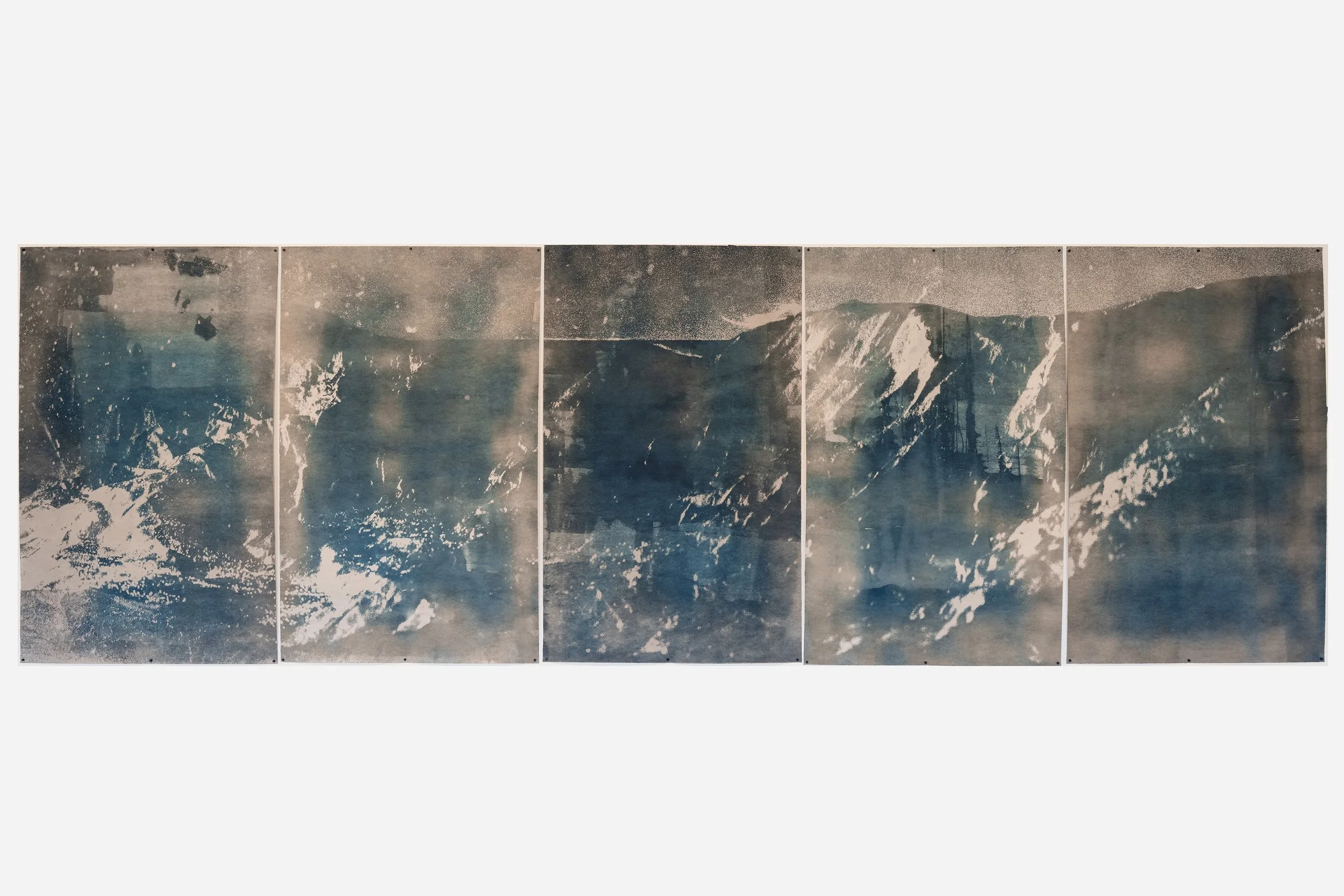      
  

 
  
     ← Back 
  
  



 

 
  
 

        
  


 
   
  
     
  
 

    



  
 
         
  
    ◼︎ Waanplekken 106   Vivian Ammerlaan 2025   Pentaptych of tinted cyanotypes on paper Paper size 453 x 147 cm Edition of 1  € 11.700,00  