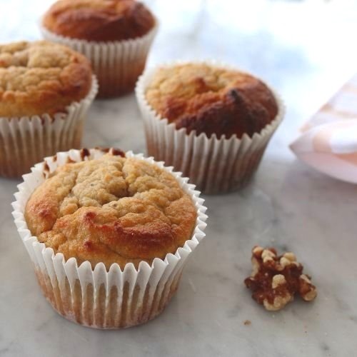 Paleo Banana Walnut Muffins
