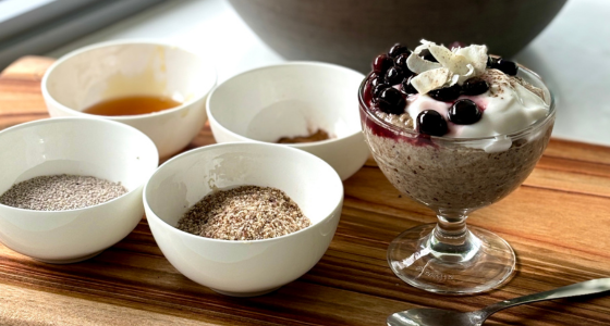 Flax and Chia "Hormone-Helper" Pudding