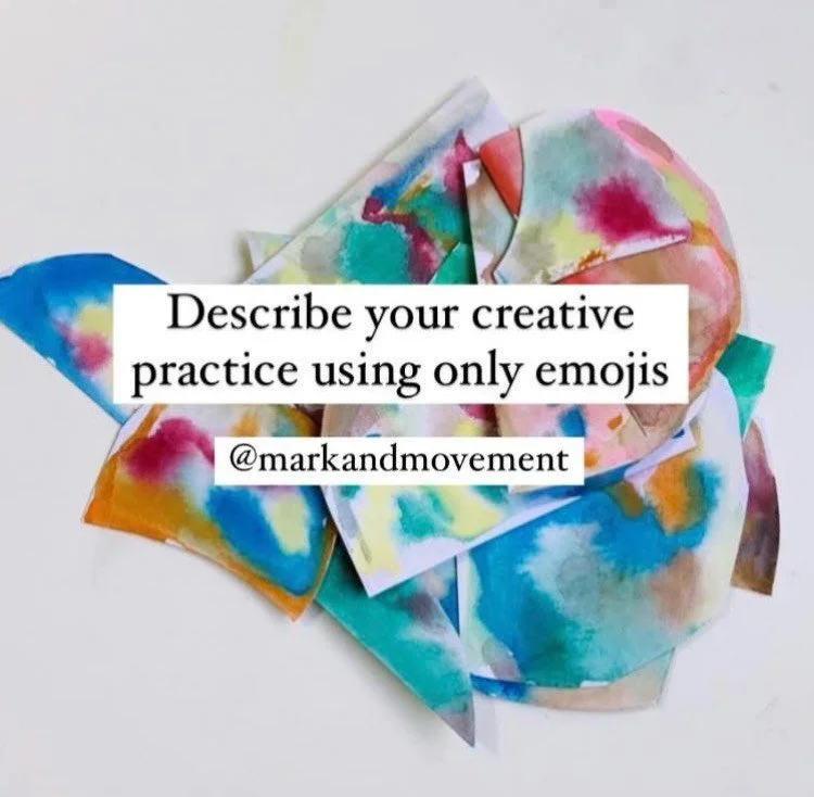 ✨ Describe your creative practice using only emojis

Pop your response in the comments 👇🏻

#justforfun #creativeprompt #arttherapy #artistsoninstagram #emojis