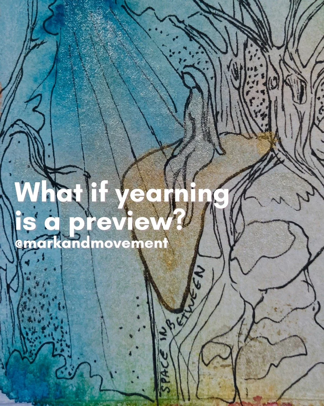 What if yearning isn't something to push away or dismiss with a "not me?"

What if it's a preview?

A future version of you, sending breadcrumbs back through the forest. Tasty little clues left by your subconscious to get you moving in a di