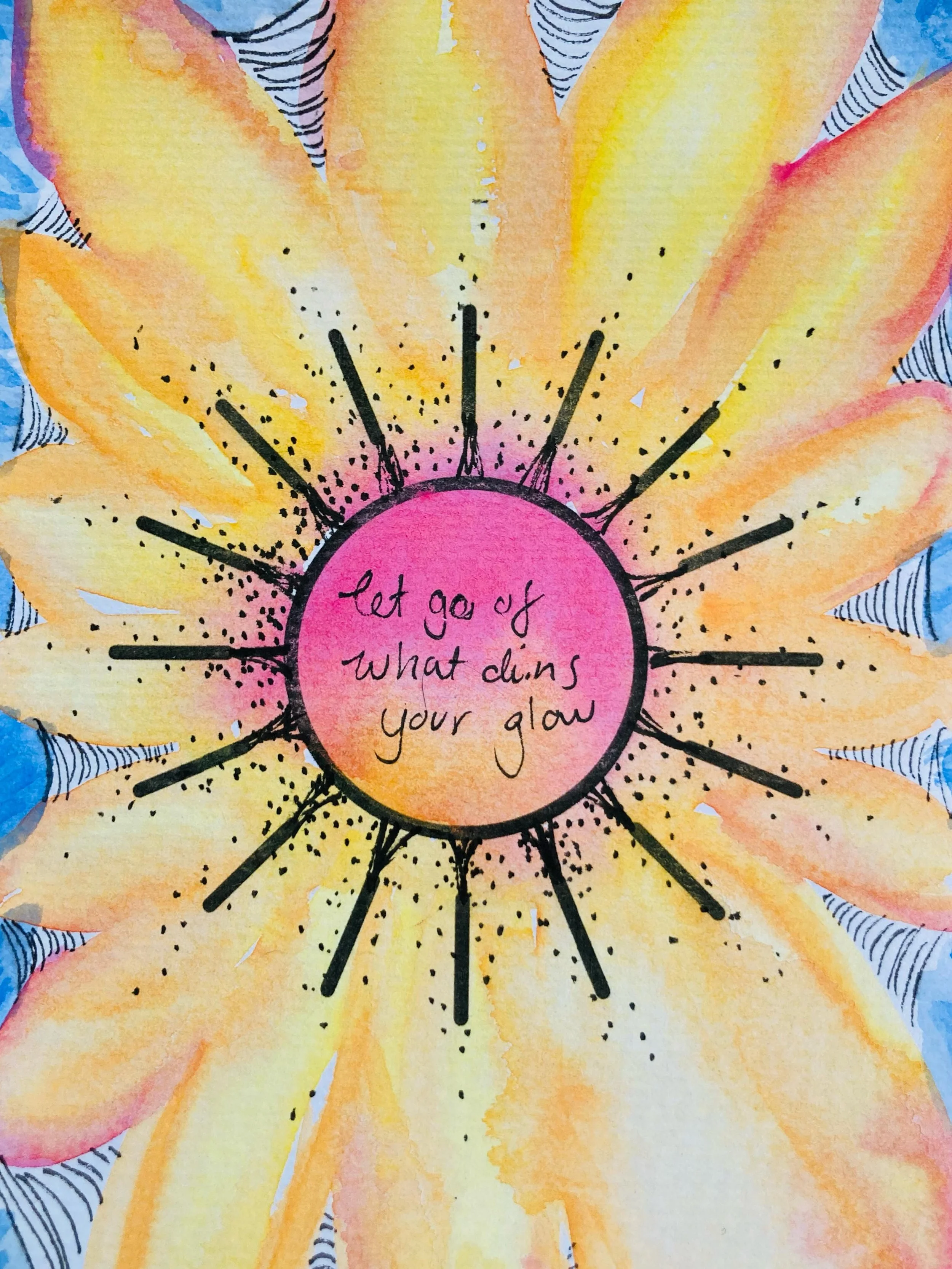 Let go of whatever dims your glow.

There is a light inside each of us that can be felt and seen. Sometimes, particular places, relationships, or identities we hold can dim it.

We can get so used to this dimming that it feels difficult to change, an
