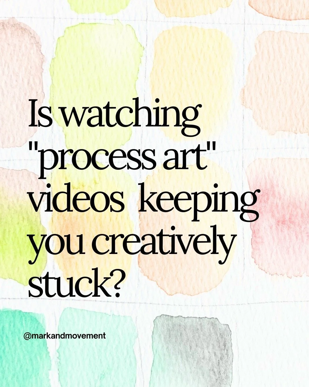 It's easy to lose an hour scrolling through satisfying art reels. They are hypnotic, beautifully lit, and they give our brains a quick, easy hit of dopamine. There is nothing wrong with using them to self-soothe.

The problem arises when we confuse w