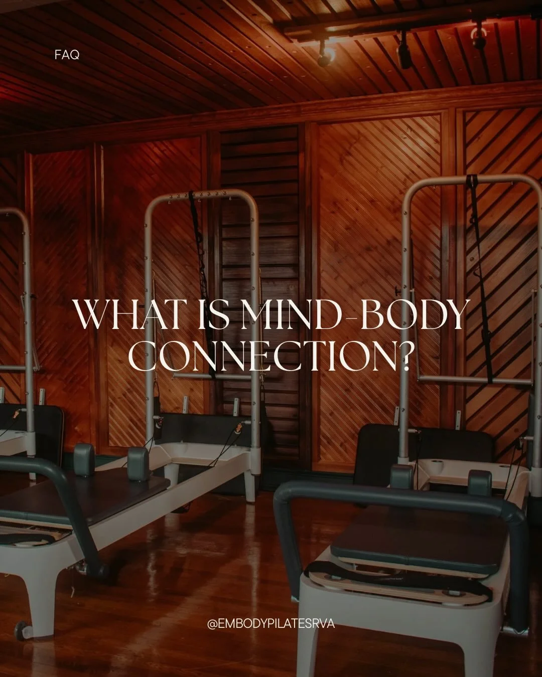 Mind-body-connection isn&rsquo;t as simple as just thinking about a specific muscle group.

It&rsquo;s the ability to 👉
&bull; Feel when your ribs are flaring
&bull; Notice when your hips are over-compensating
&bull; Control your breath when your he