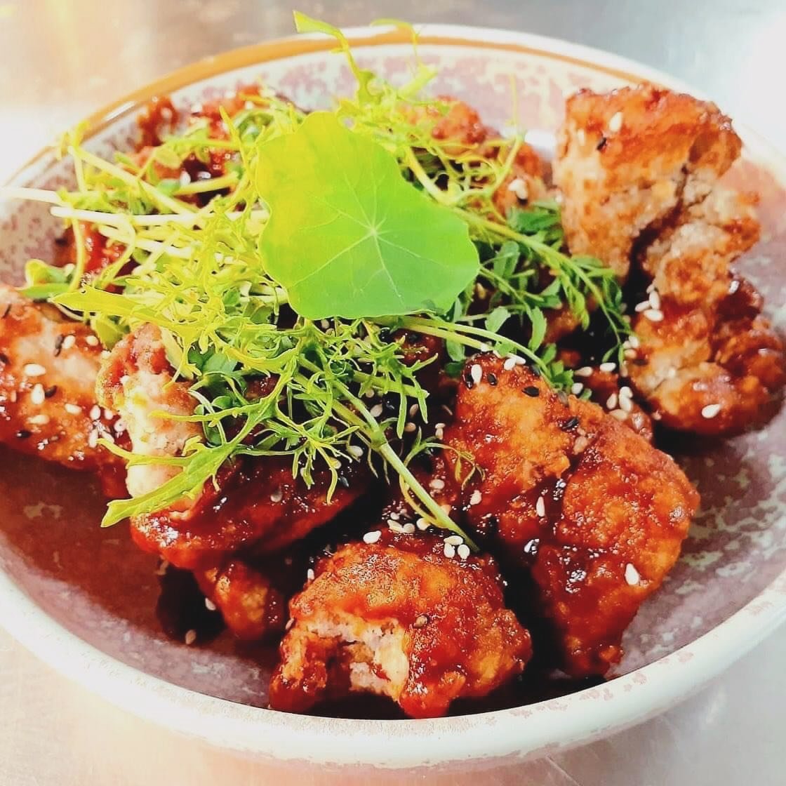 What can we say&hellip;. Our Sticky Korean fried popcorn chicken... it is still on our menu for a reason! It is, has, and will be, one of our most popular dishes, made by our amazing kitchen crew. Haven&rsquo;t tried it yet? Where have you been? It p