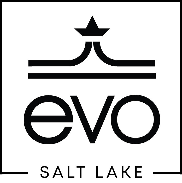 EVO partner logo. Supporting outdoor culture, adventure, and community-driven experiences.