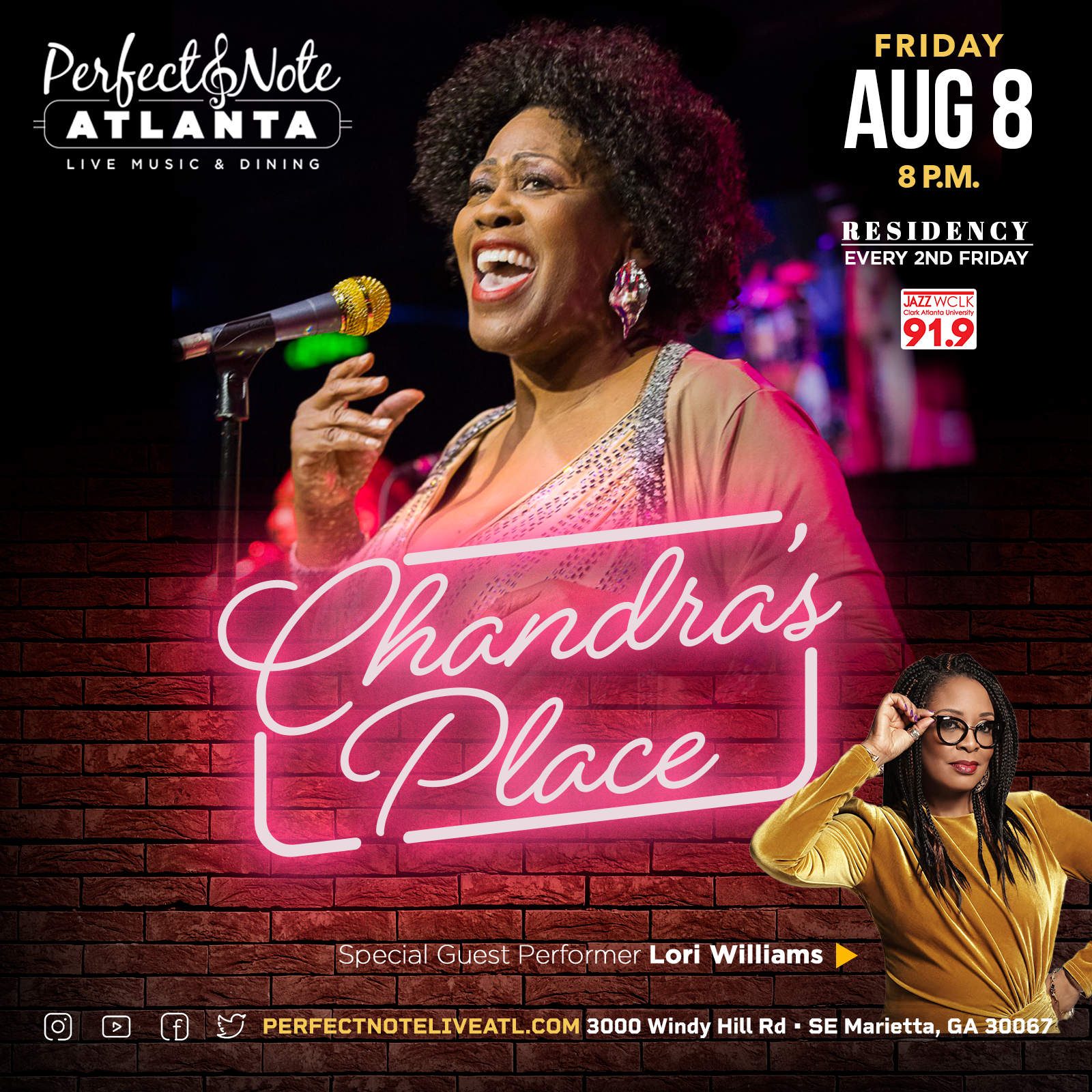 Chandra Currelley with guest Lori WilLiams