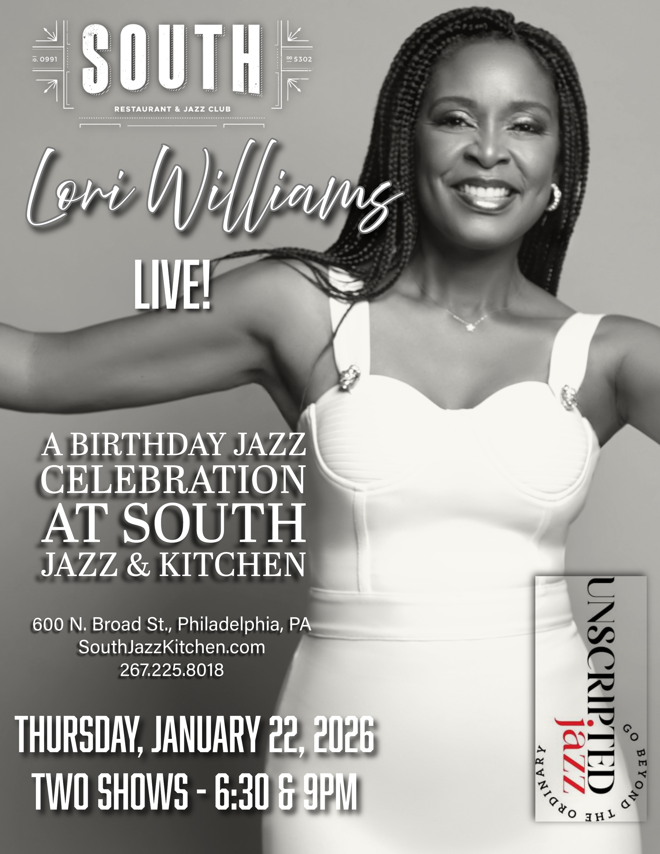 Lori Williams - A Jazzy Birthday Celebration at South Jazz Kitchen (Philadelphia)