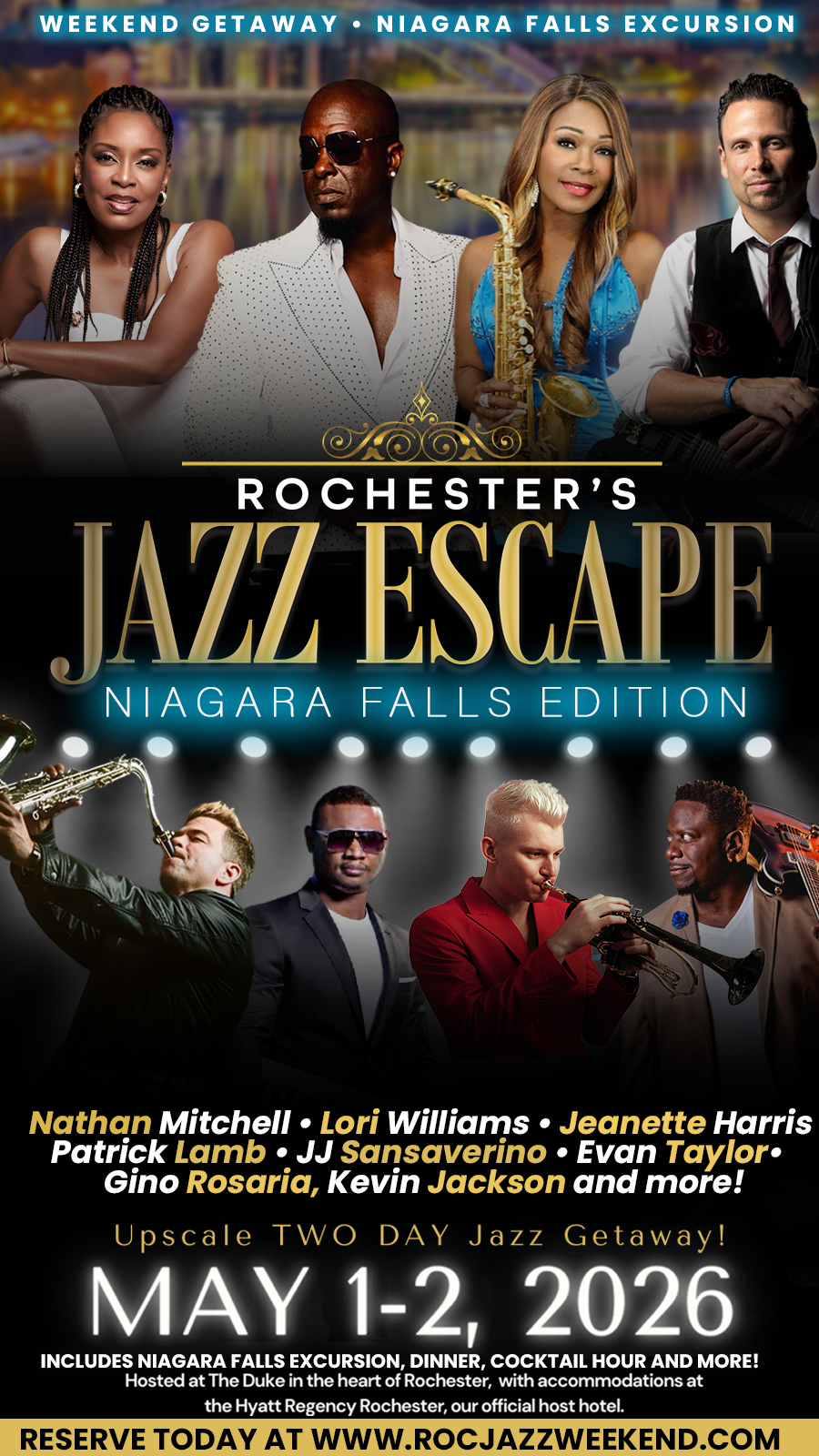 Niagara Falls excursion - rochester’s jazz escape