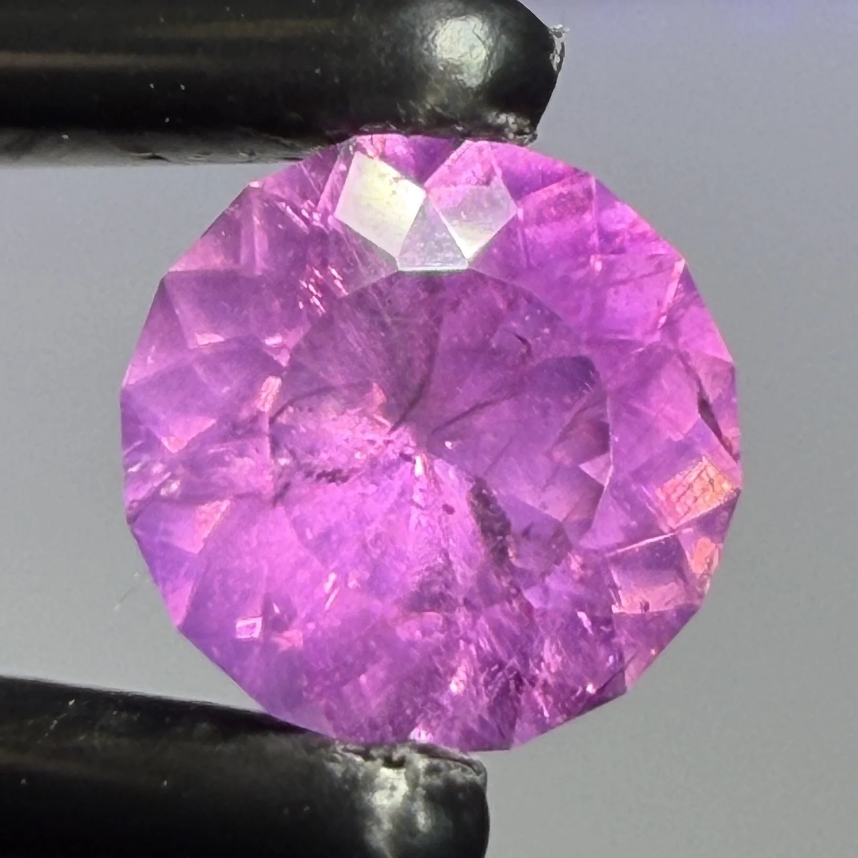 0.75 ct hot pink Tanzanian sapphire