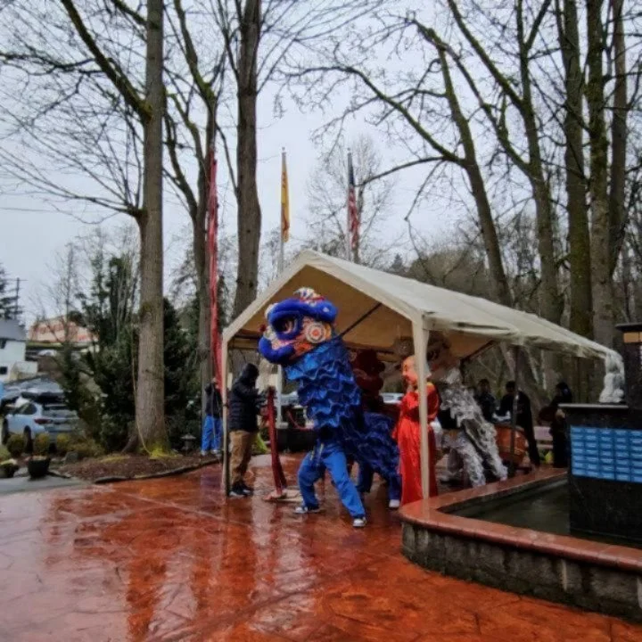 FEB. 21, 2026. Community members welcomed the Year of the Horse with Vovinam Burien Lion Dance Team. Honored guests Seattle City Council member Rob Saka and Tukwila City Council member Jane Hồ gave well wishes along with Elder Song Xuy&ecirc;n V&otil
