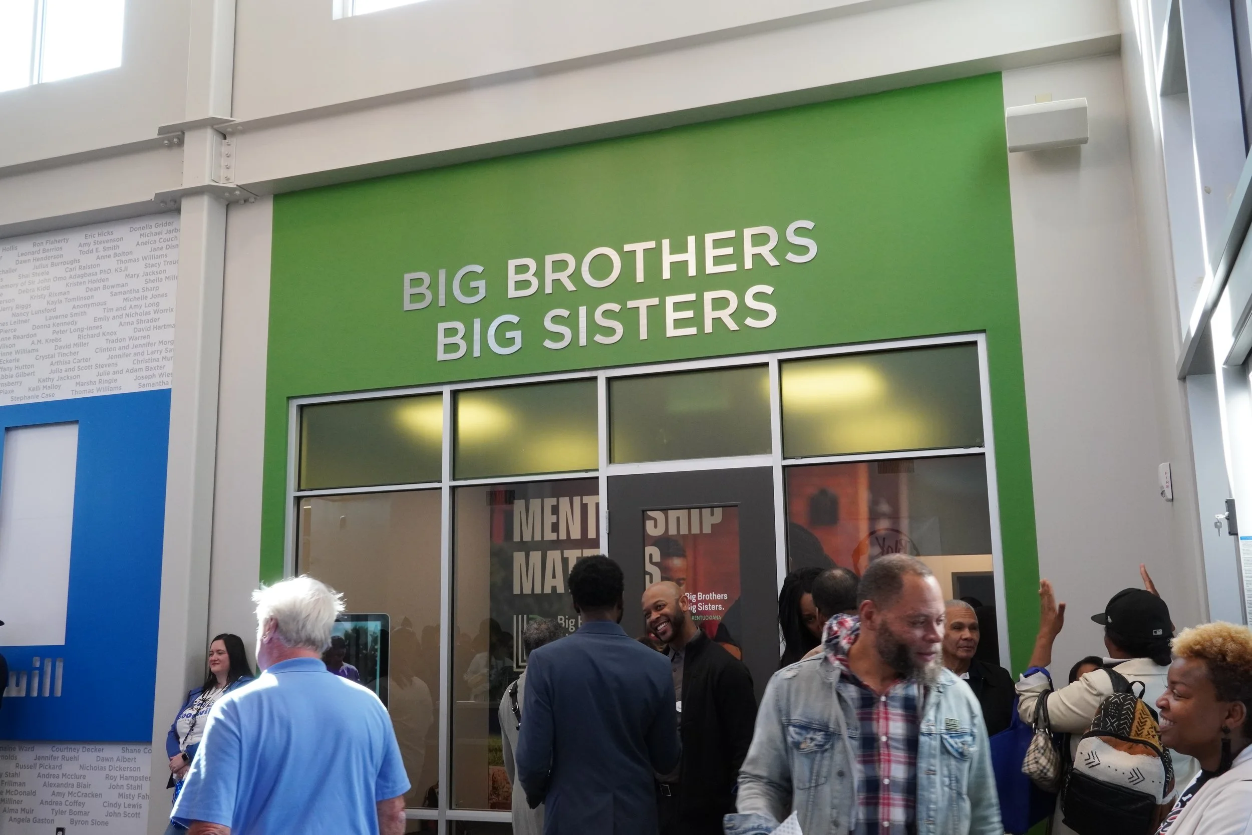  Exterior of the brand new Big Brothers Big Sisters of Kentuckiana space at the Goodwill Opportunity Center. 