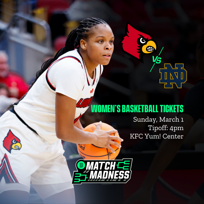 WBB Tickets for Matches: UofL vs. Notre Dame