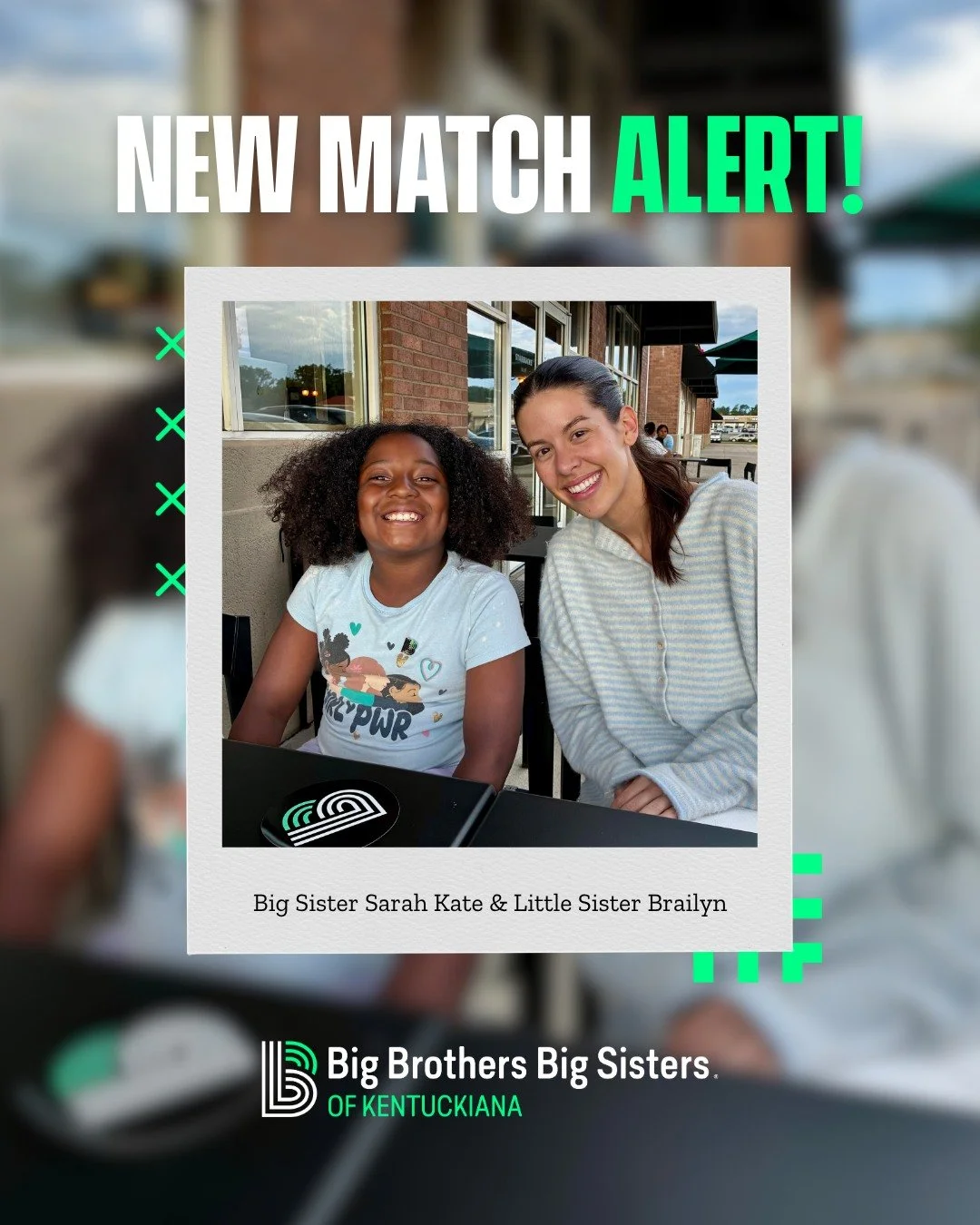 Mentoring is connection: bringing two people with different backgrounds and perspectives together to strengthen our community and build brighter futures! Sarah Kate and Brailyn are just one example of that in action 💚

This match started their journ