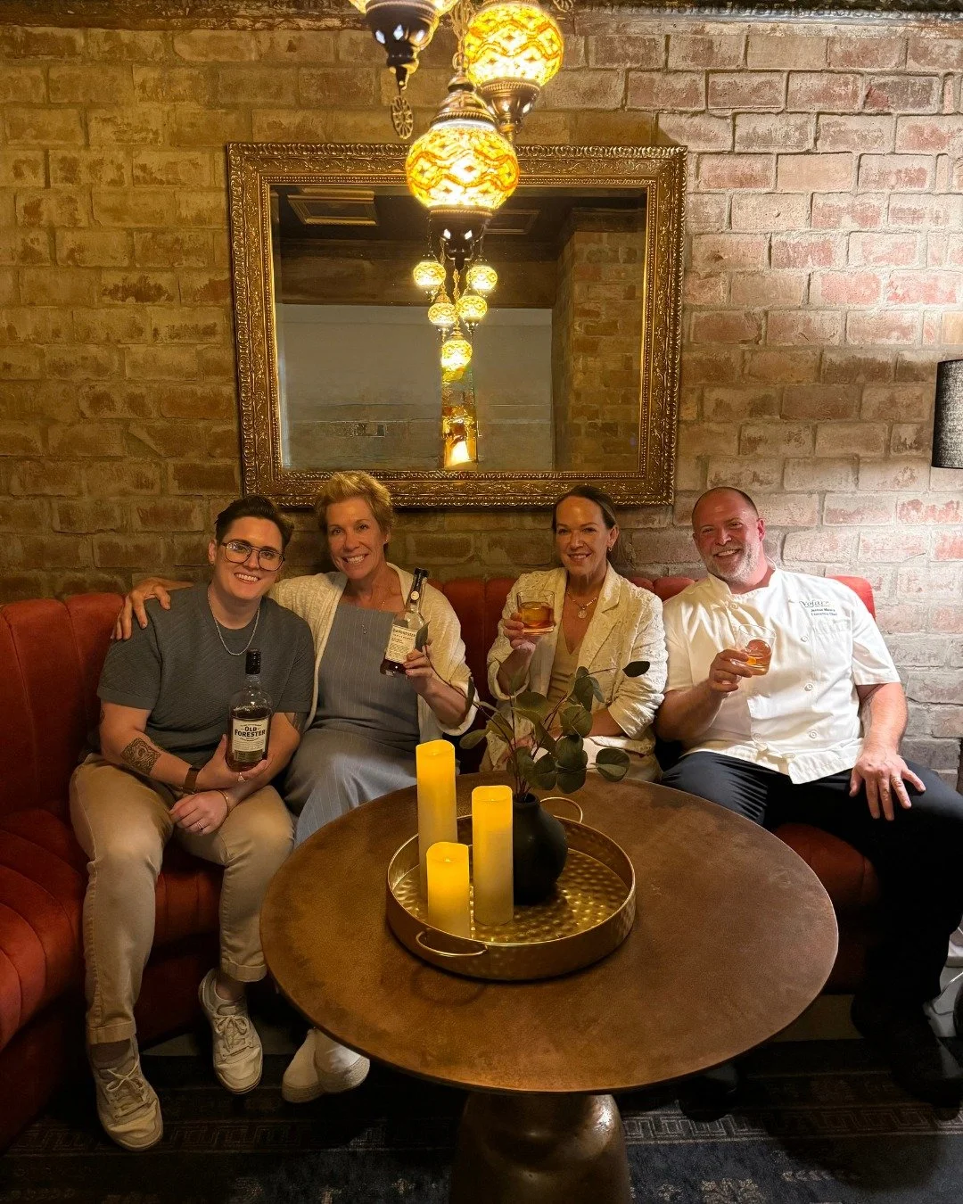 Love it when a one-of-a-kind auction package comes together 🥃💚

Our winners of the private chef dinner and Old Forester Master Taster experience at Mallard Hall Estate, one of Party for a Purpose's most sought-after auction items, had a phenomenal 