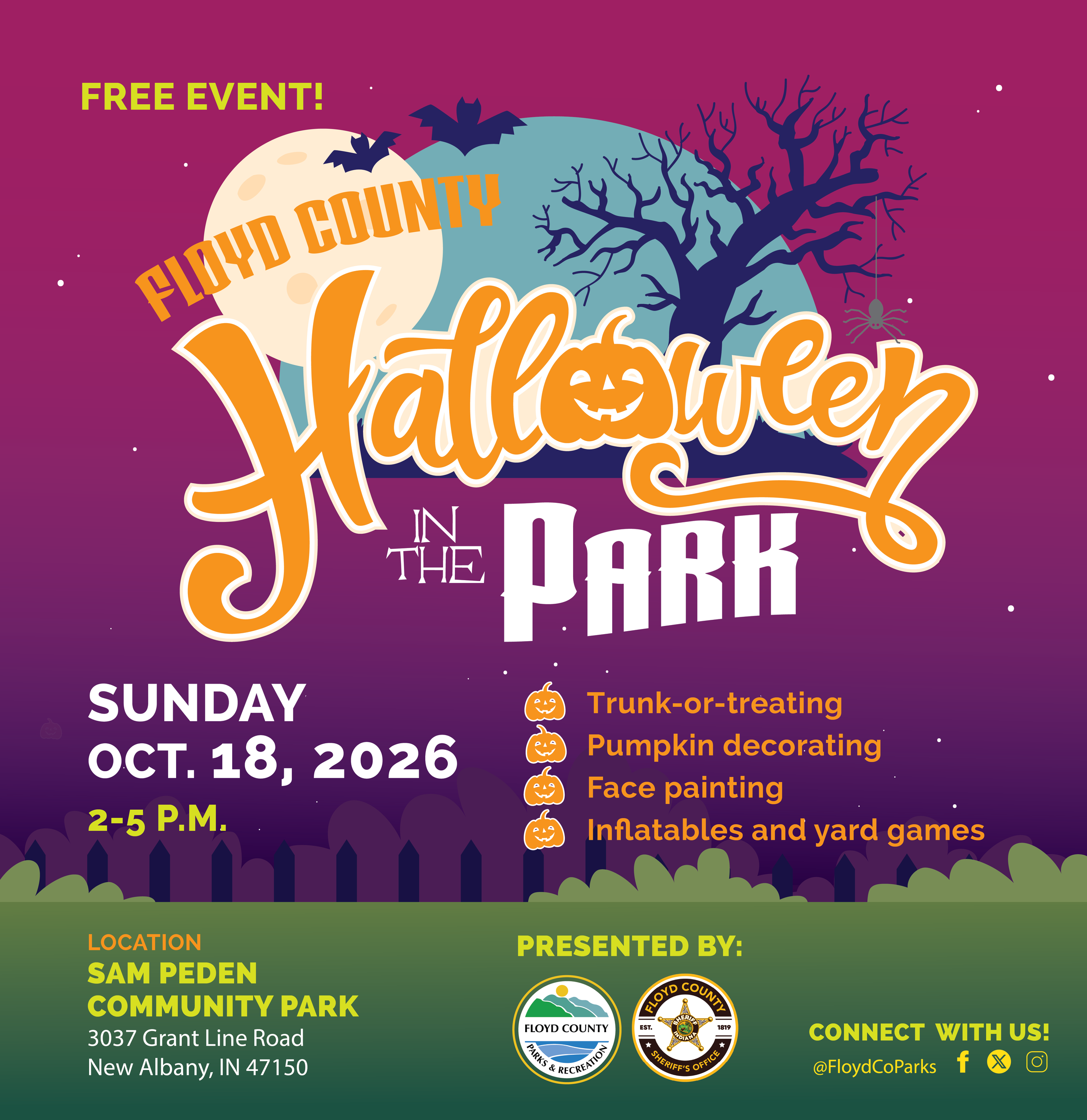Floyd County's Halloween in the Park