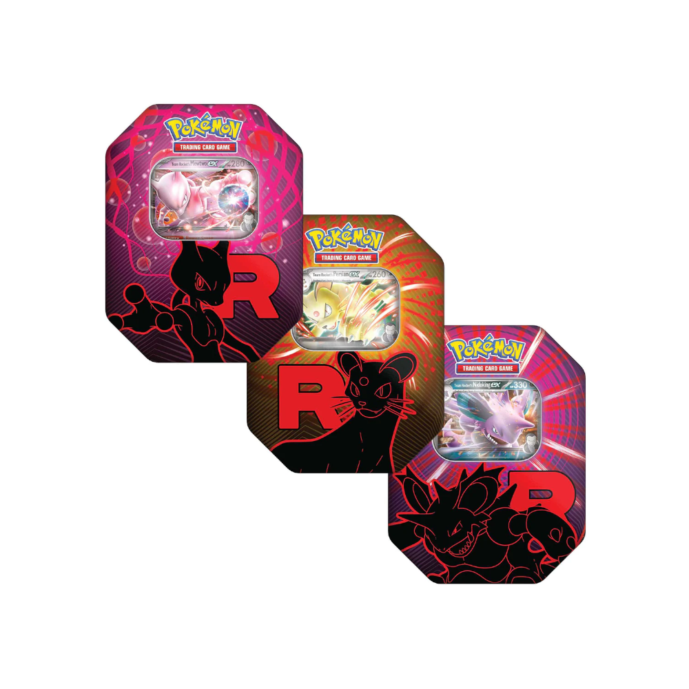 Pokemon TCG Team Rocket Tin