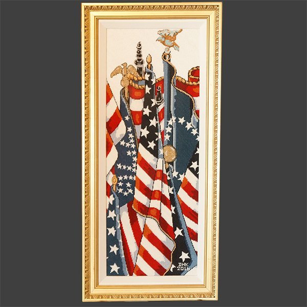 Patriotic Counted Cross Stitch