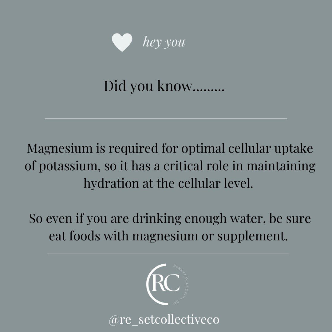 We love Magnesium! It's one of most important minerals in the body and used in over 600 cellular reactions! Foods with high Magnesium are: 🥬 Leafy greens 🍫 Dark Chocolate 🥑Avocados 🥜 Raw Nuts