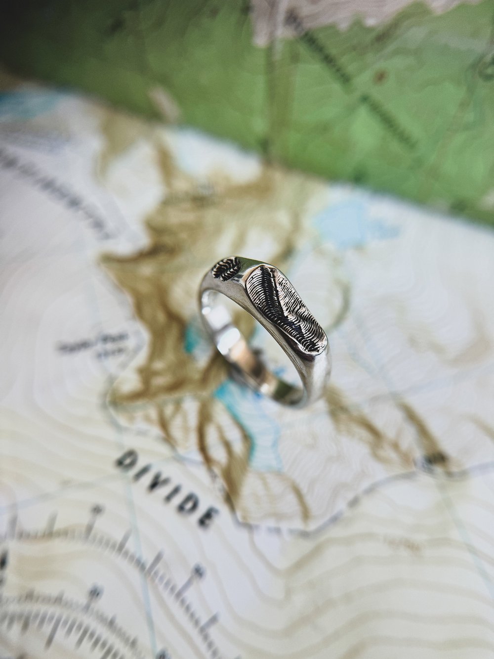 Flatirons Topo Band — Chaparral Jewelry
