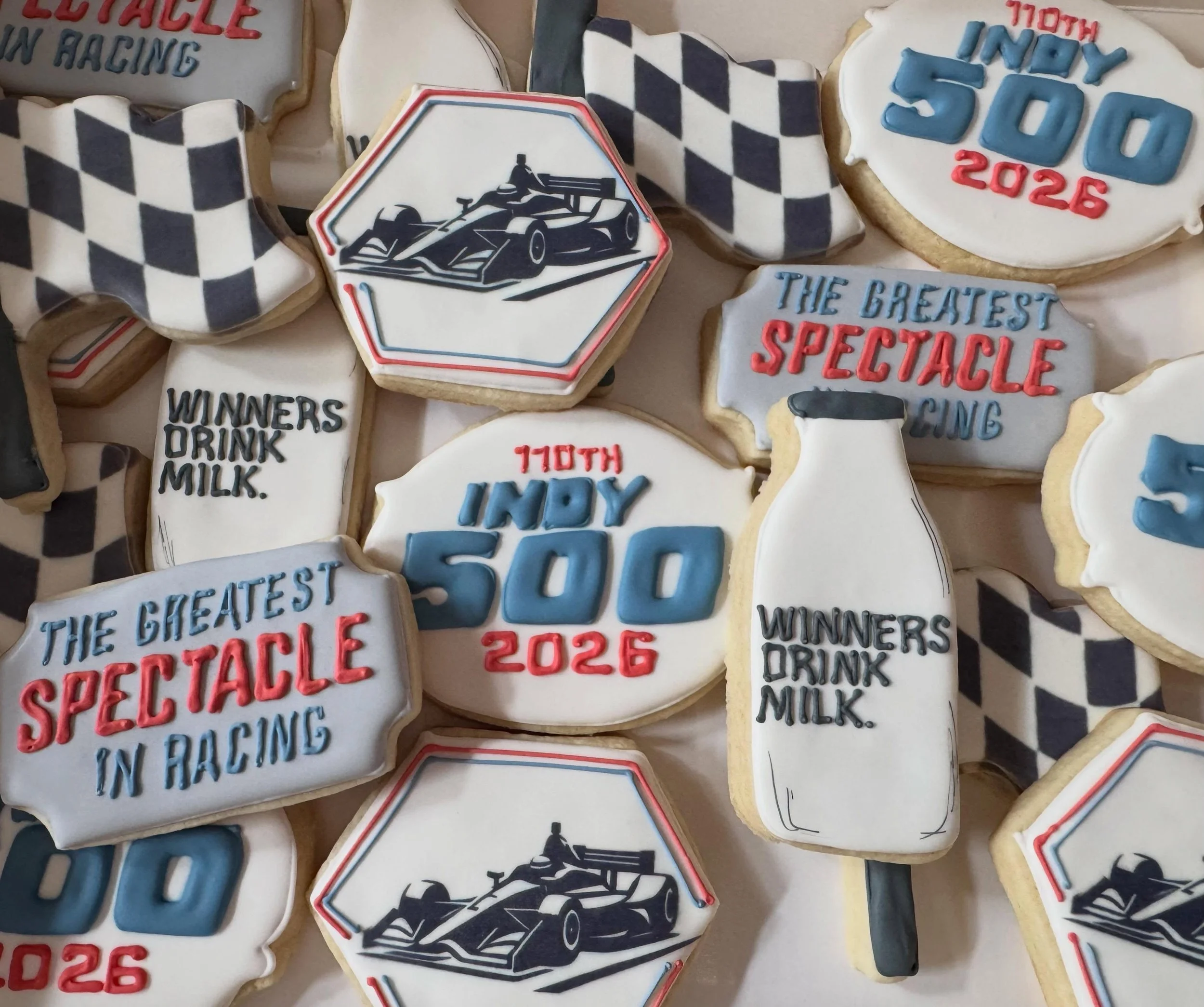 🏁The Greatest Spectacle in Racing!🏁
.
.
.
#indy500 #indycar #customcookies #royalicing #sugarcookies