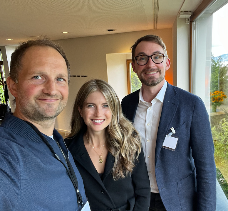 Nino and Nicolas with a guest