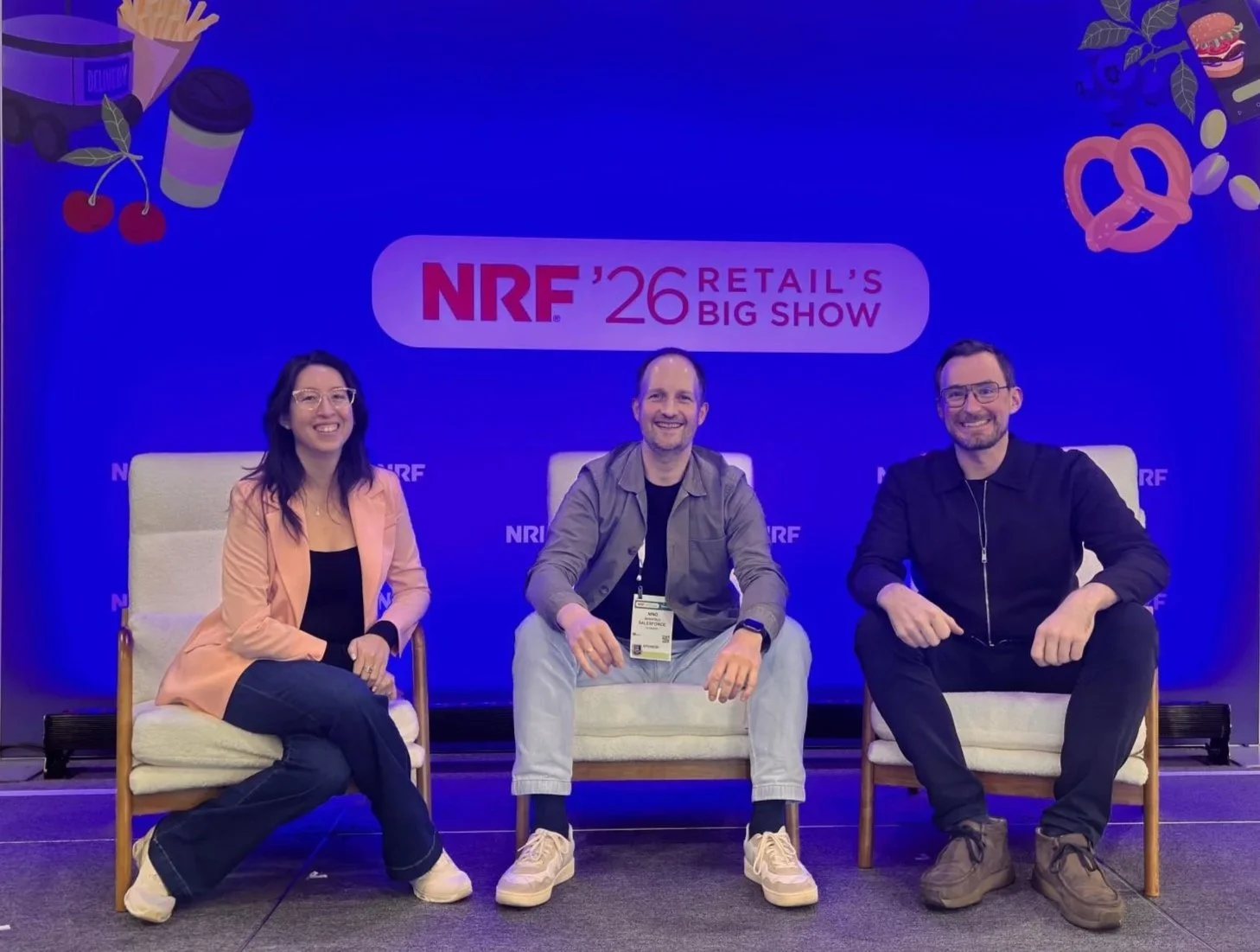 Yael, Nino and Nicolas at NRF 2026