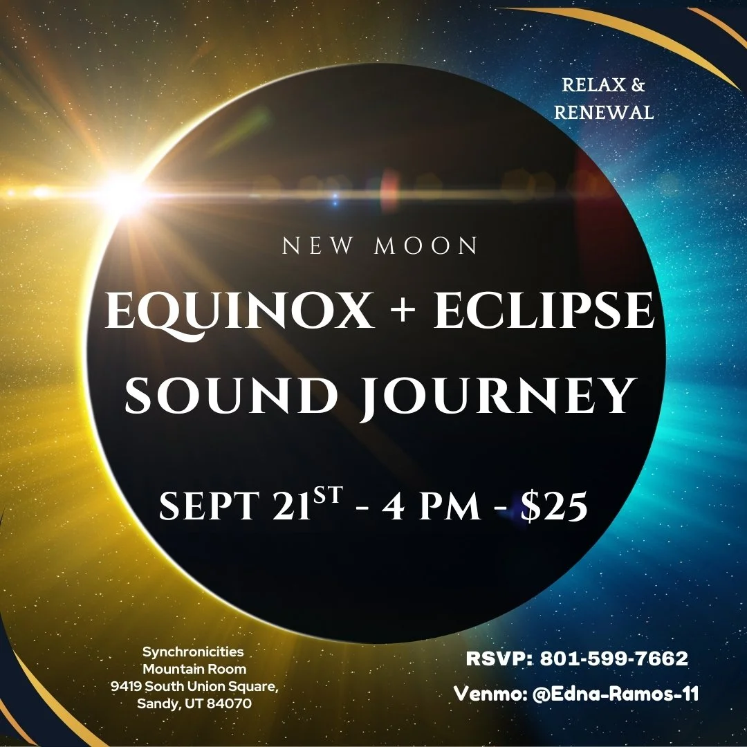 Autumn Equinox, New Moon & Solar Eclipse Sound Journey: Rest & Renewal.
