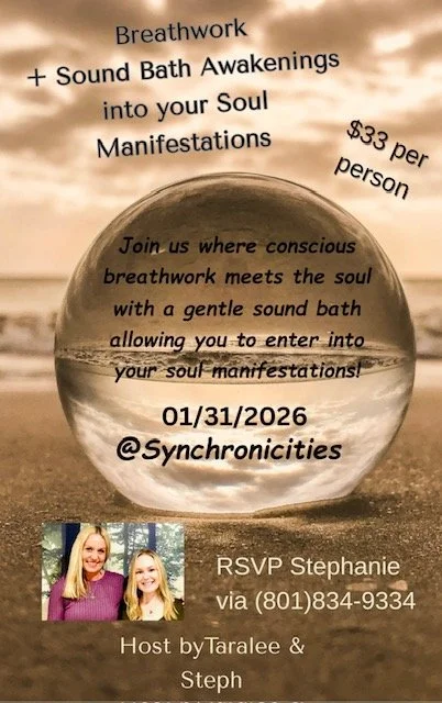 Breathwork and Sound Bath Awakenings Into Your Soul Manifestations