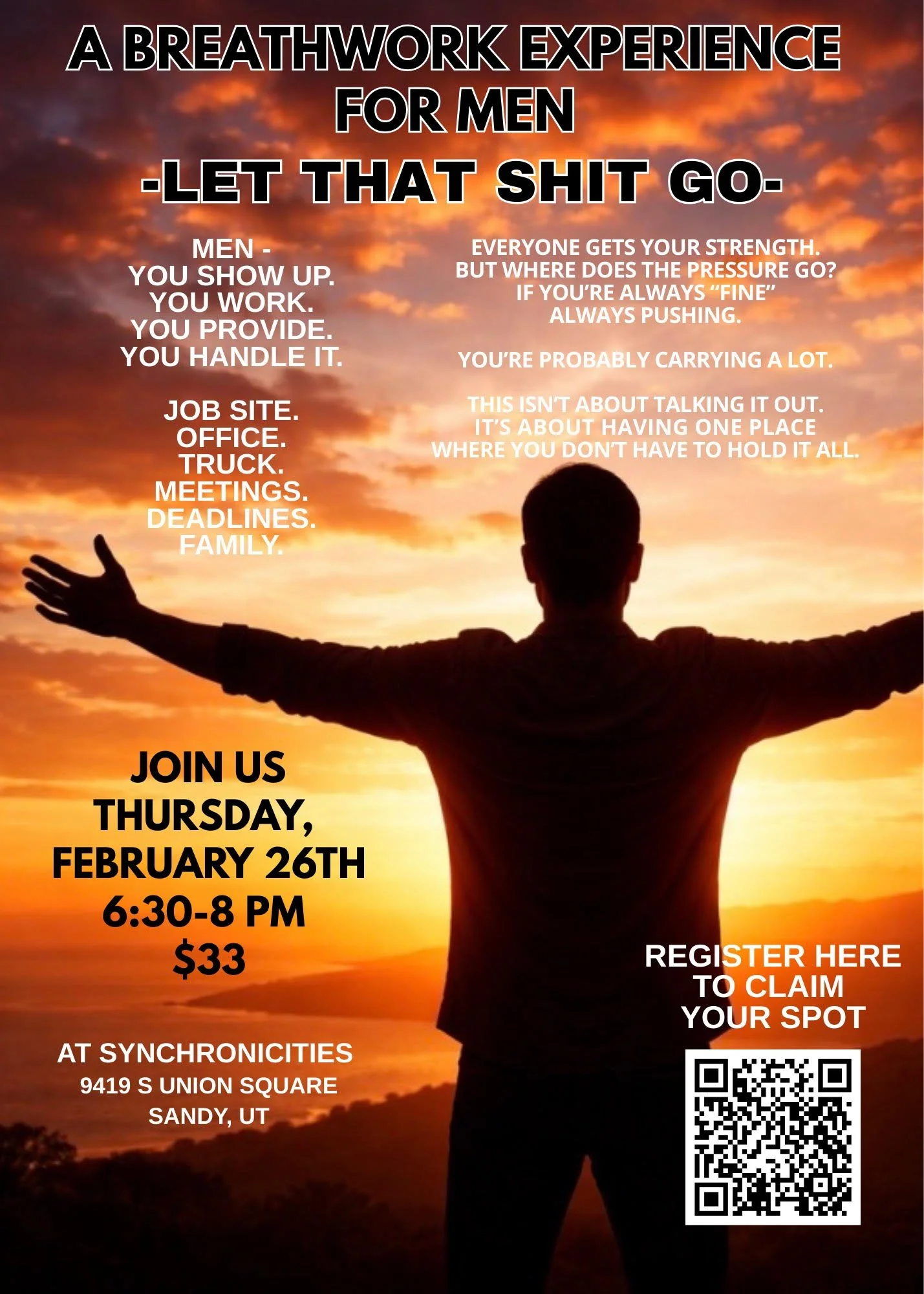 A Breathwork Experience for Men — Let That Sh*t Go