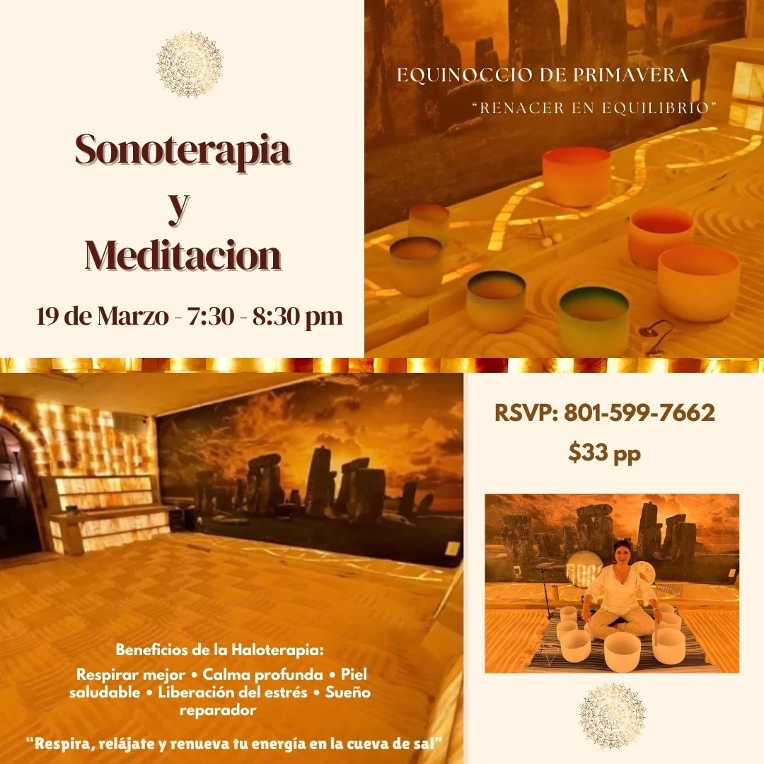 Celebra el Equinoccio de Primavera con un Baño de Sonido y Haloterapia