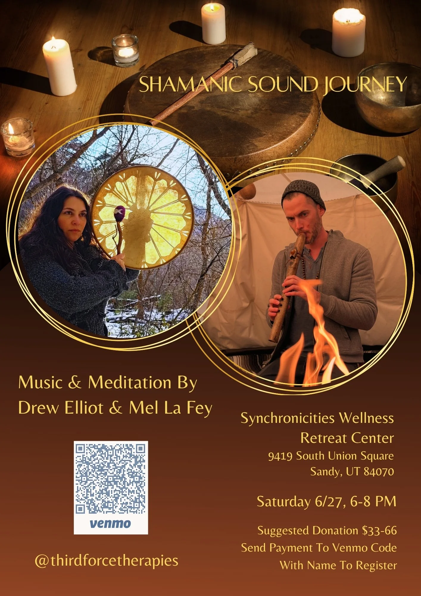 Shamanic Sound Journey with Drew & Mel 