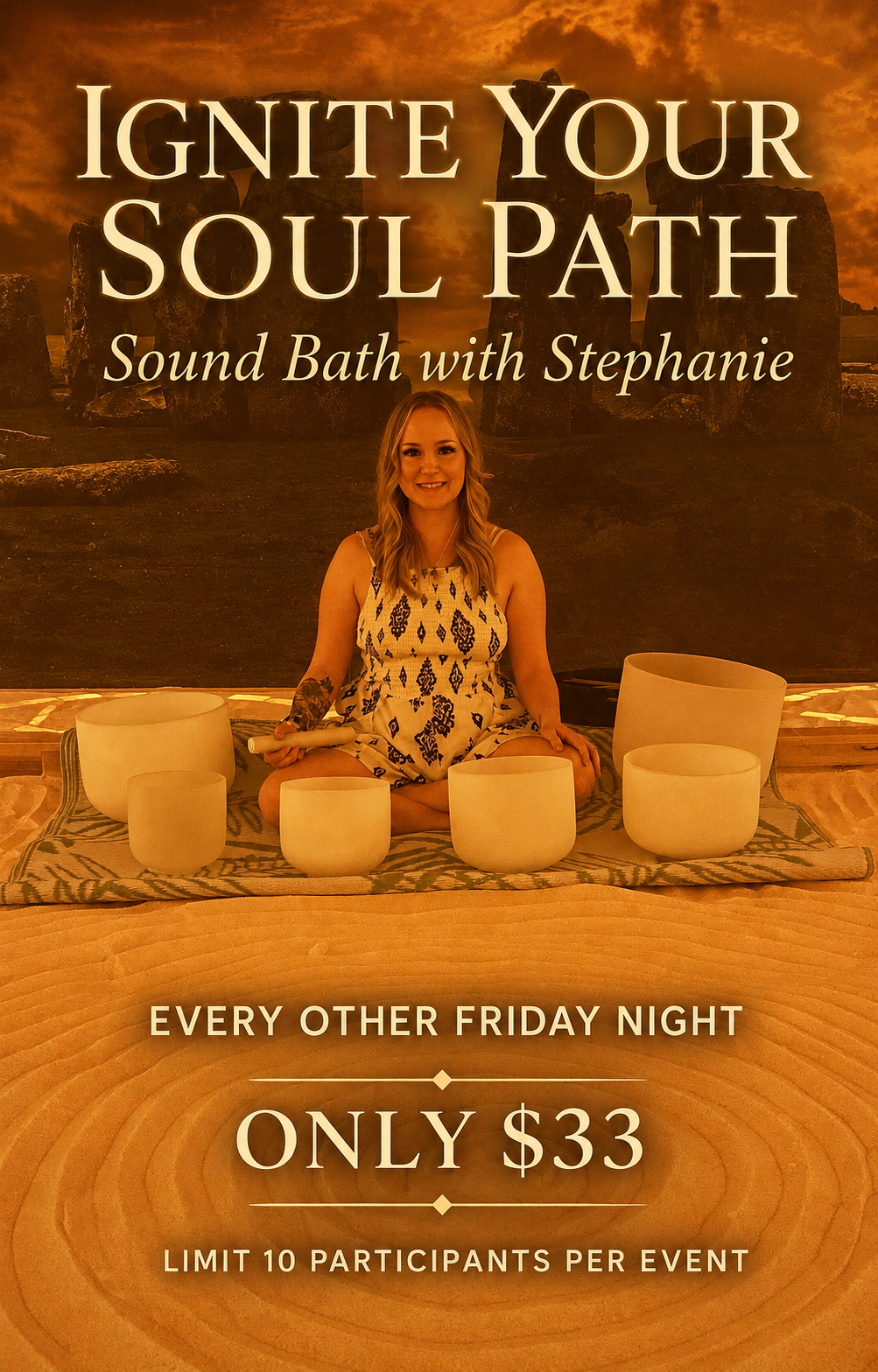 Stephanie's Ignite Your Soul Path Sound Bath in the Salt Cave @ Synchronicities