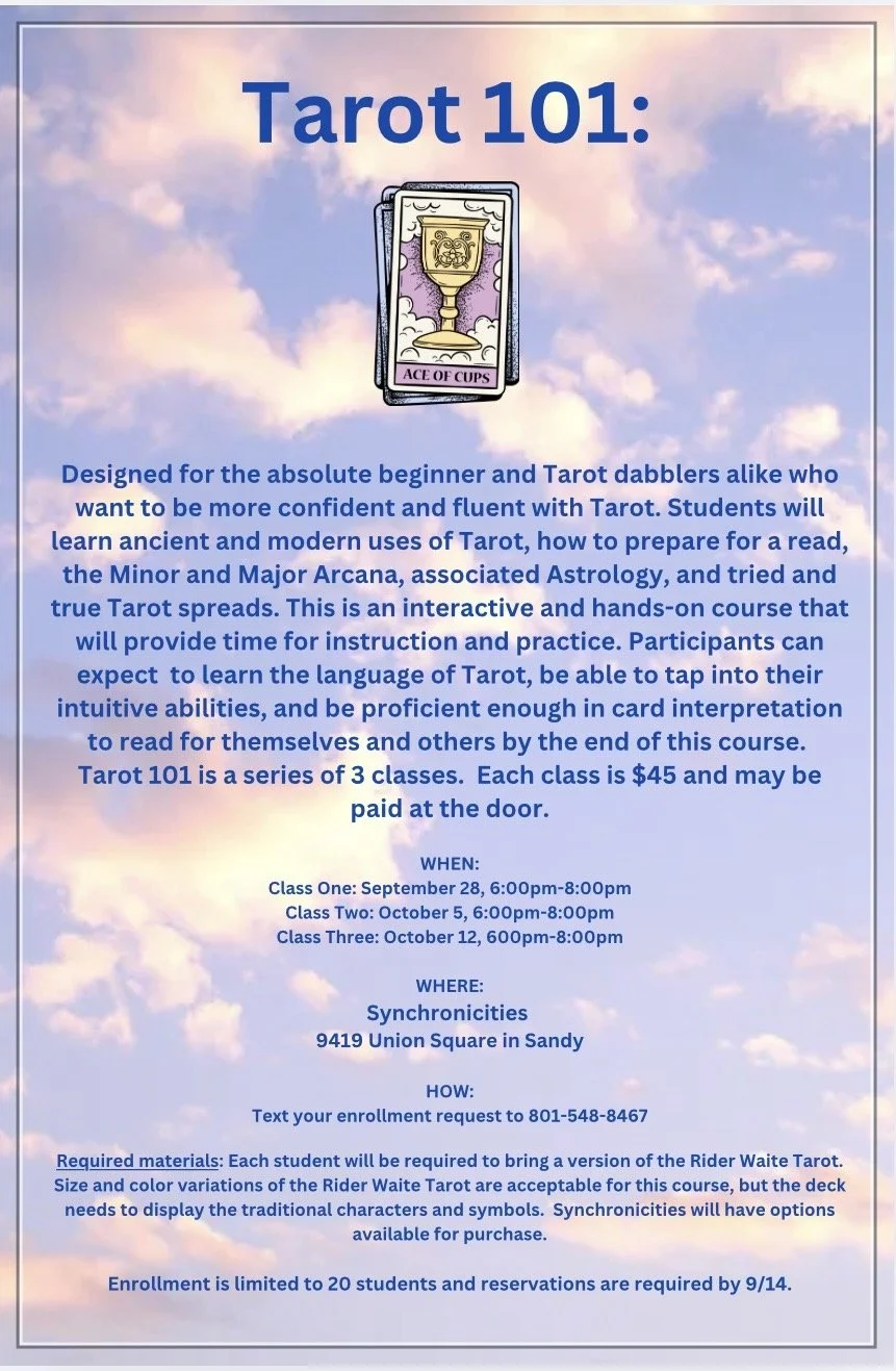 Tarot 101 - Class 3 of 3