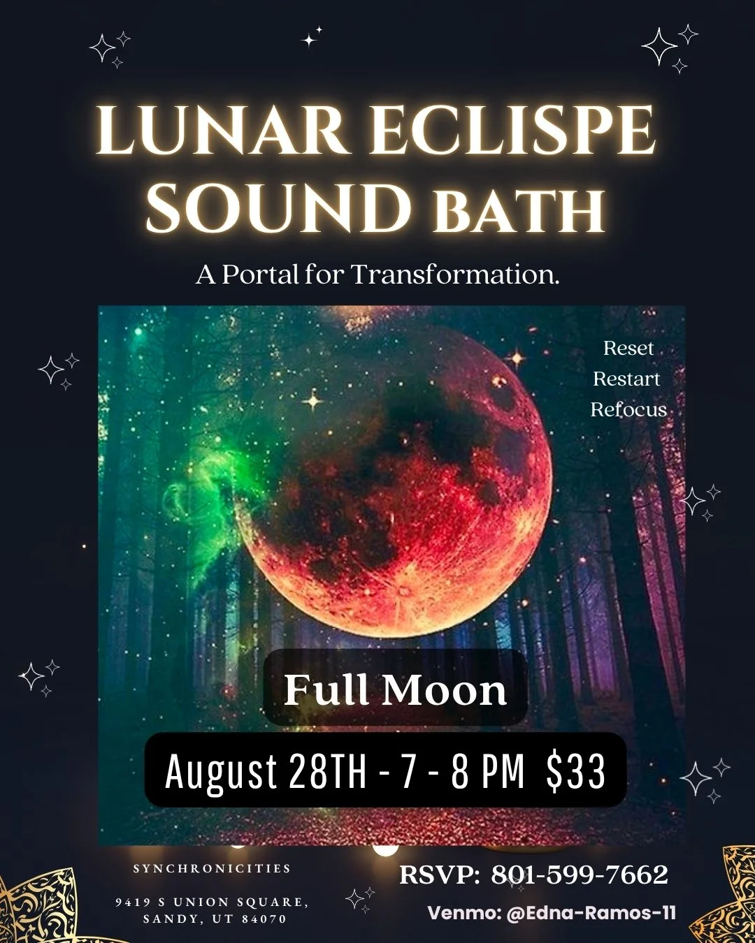 Full Moon • Lunar Eclipse Sound Healing Journey: A Portal for Transformation