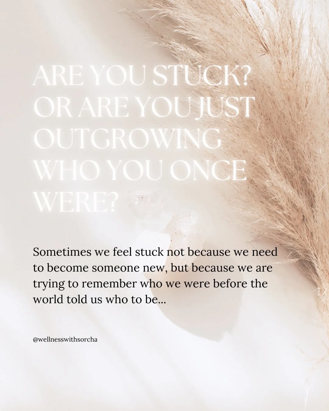 I know lots of you have been feeling this recently, the world, the energy has felt so overwhelming 🫶🏻🤍

So this is to help you if you&rsquo;ve been feeling stuck &amp; you feel like you&rsquo;re not the same person anymore&hellip;

Change can feel