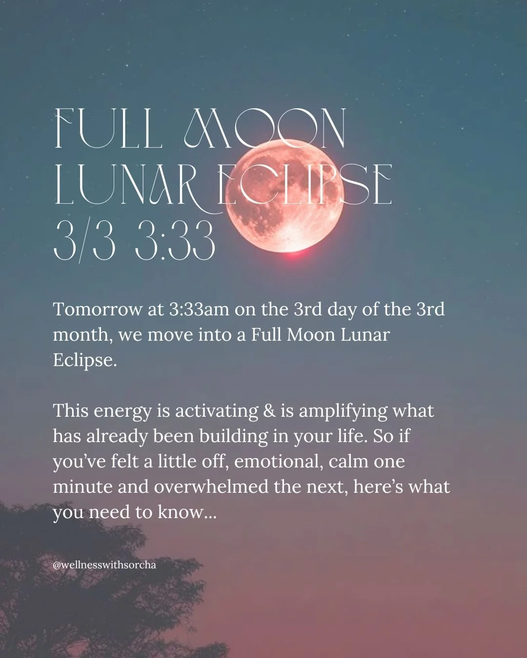 Something big is shifting 🌕

3/3 3:33am 

A reminder to speak our truth and listen to what we may not have wanted to listen to before 🫶🏻

So many of us are feeling it&hellip; big shifts, big energy 💜
And if you&rsquo;ve been feeling it too then t