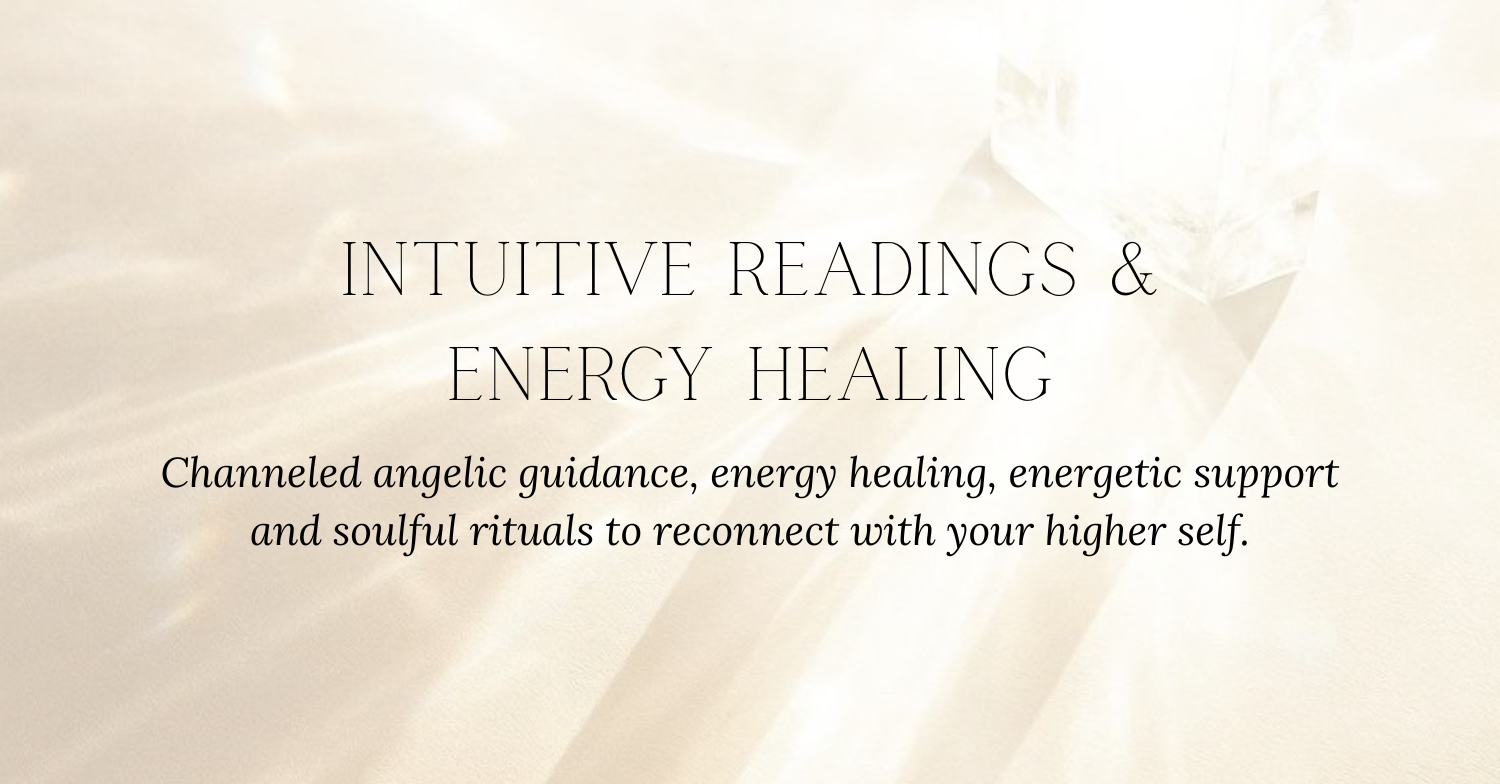 Intuitive energy healing and channeled spiritual guidance sessions