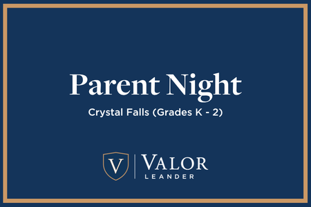 Parent Night - Crystal Falls (Grades K-2)