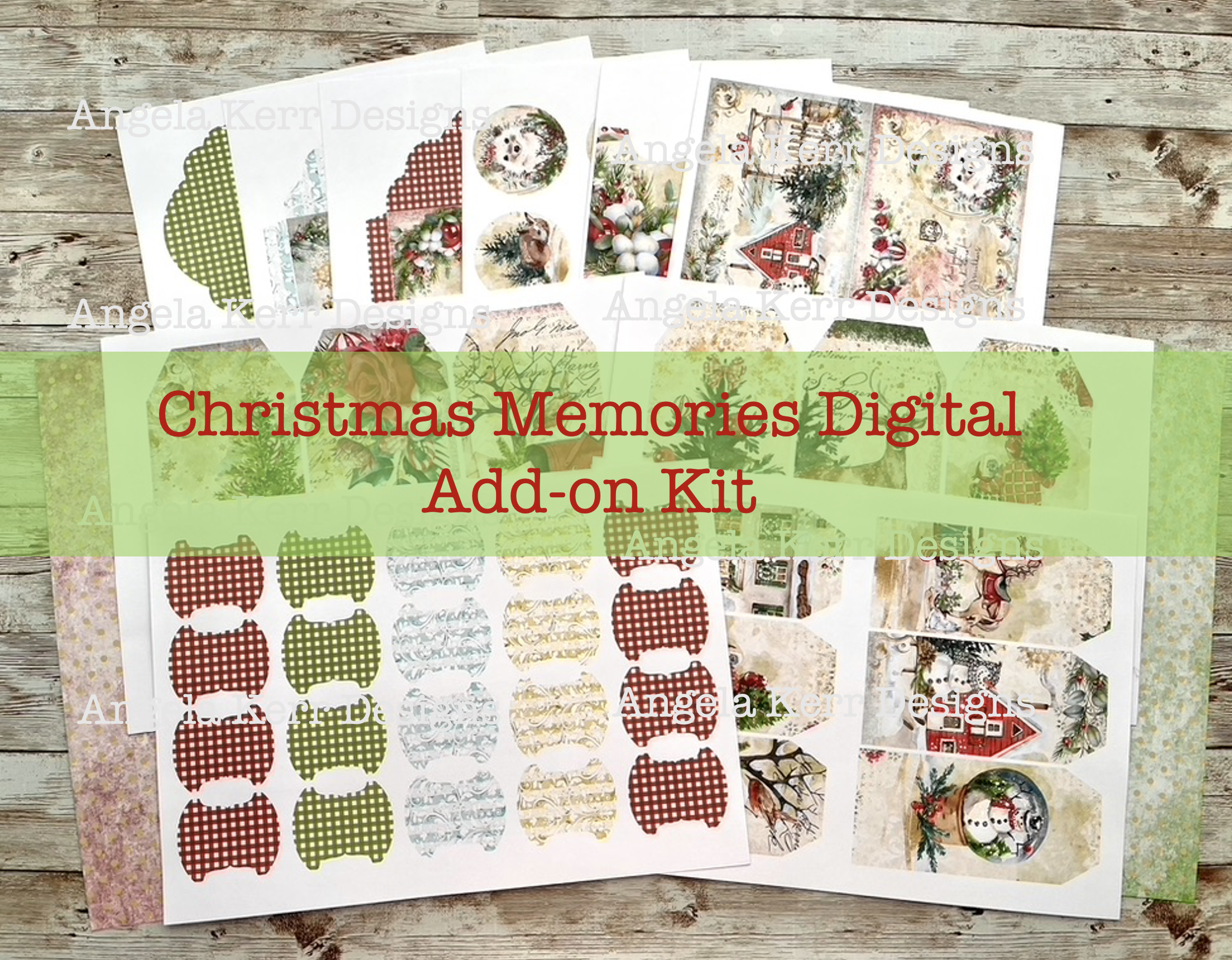 Digital Scrapbook Kit - Merry Christmas