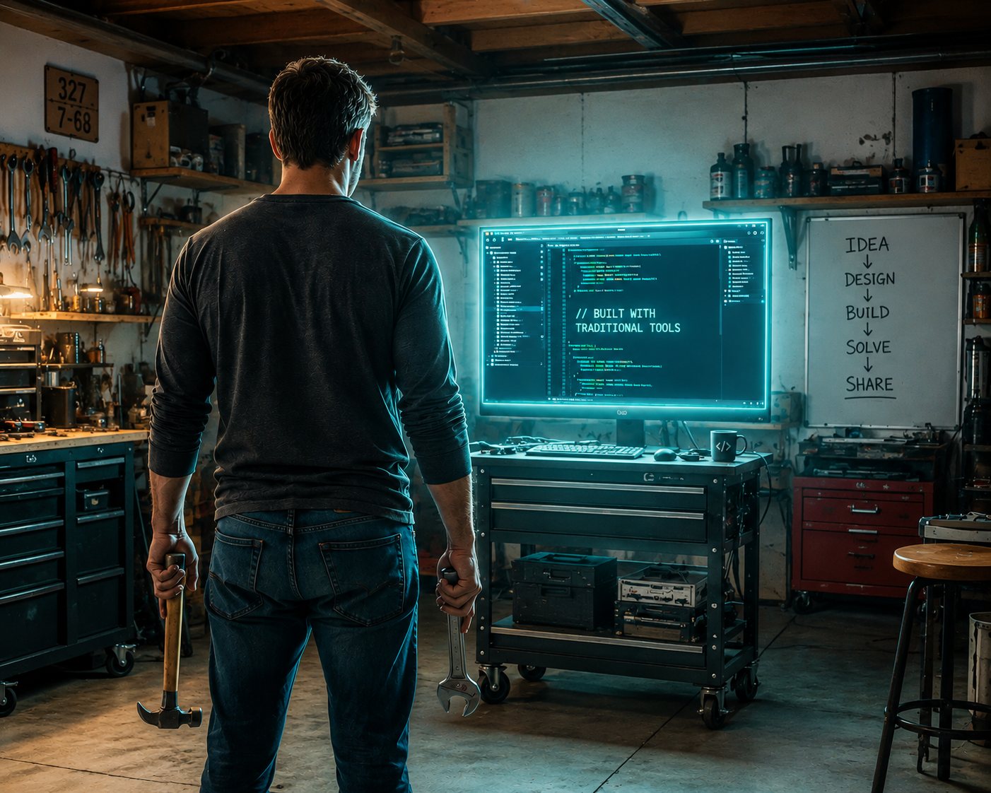 THE GARAGE IS OPEN: HOW AI GAVE EVERYONE A SOFTWARE SHOP
