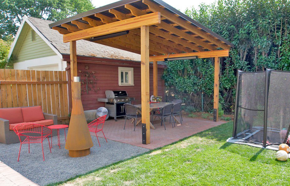 Modern sustainable landscape design Portland Oregon Landscape Contractor Pacific Northwest residential landscaping experts Pergola