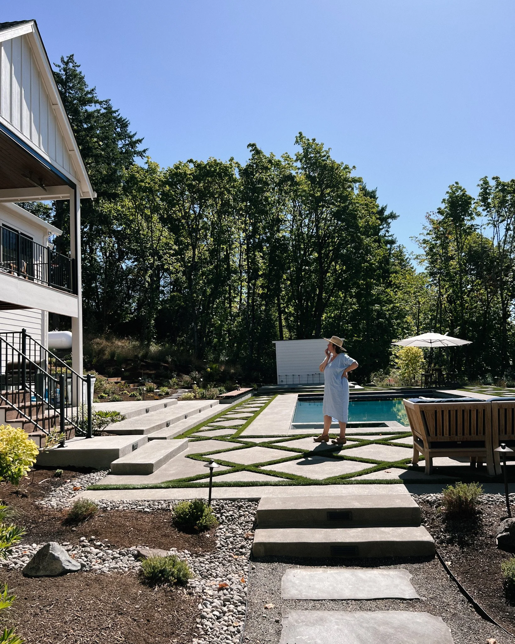 Pacific Northwest Landscaping Portland Oregon Eco-Friendly Sustainable Design Pool and Hot Tub Construction Installation