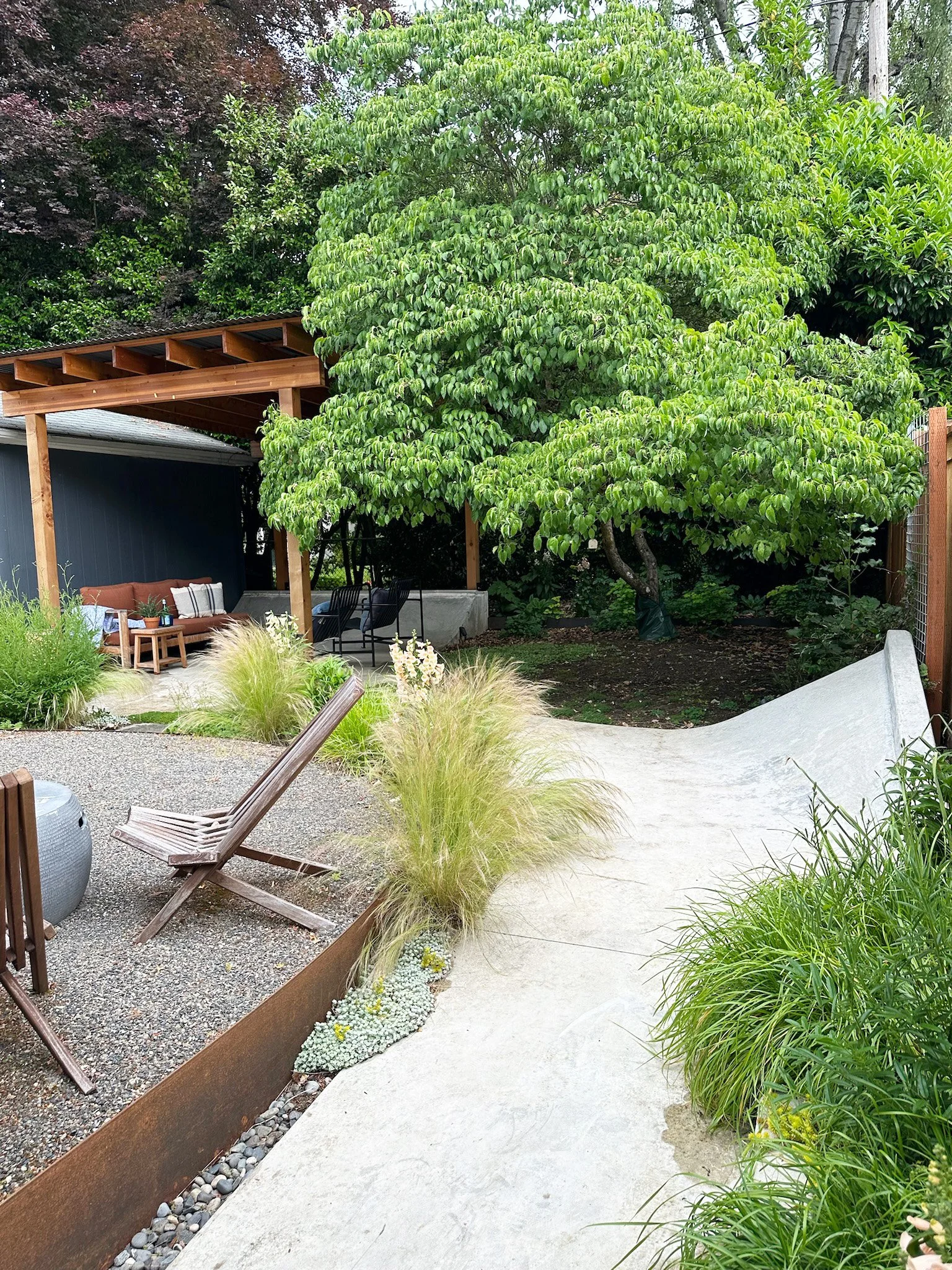 Pergola Design and Construction Landscape Architecture Portland Oregon Sustainable
