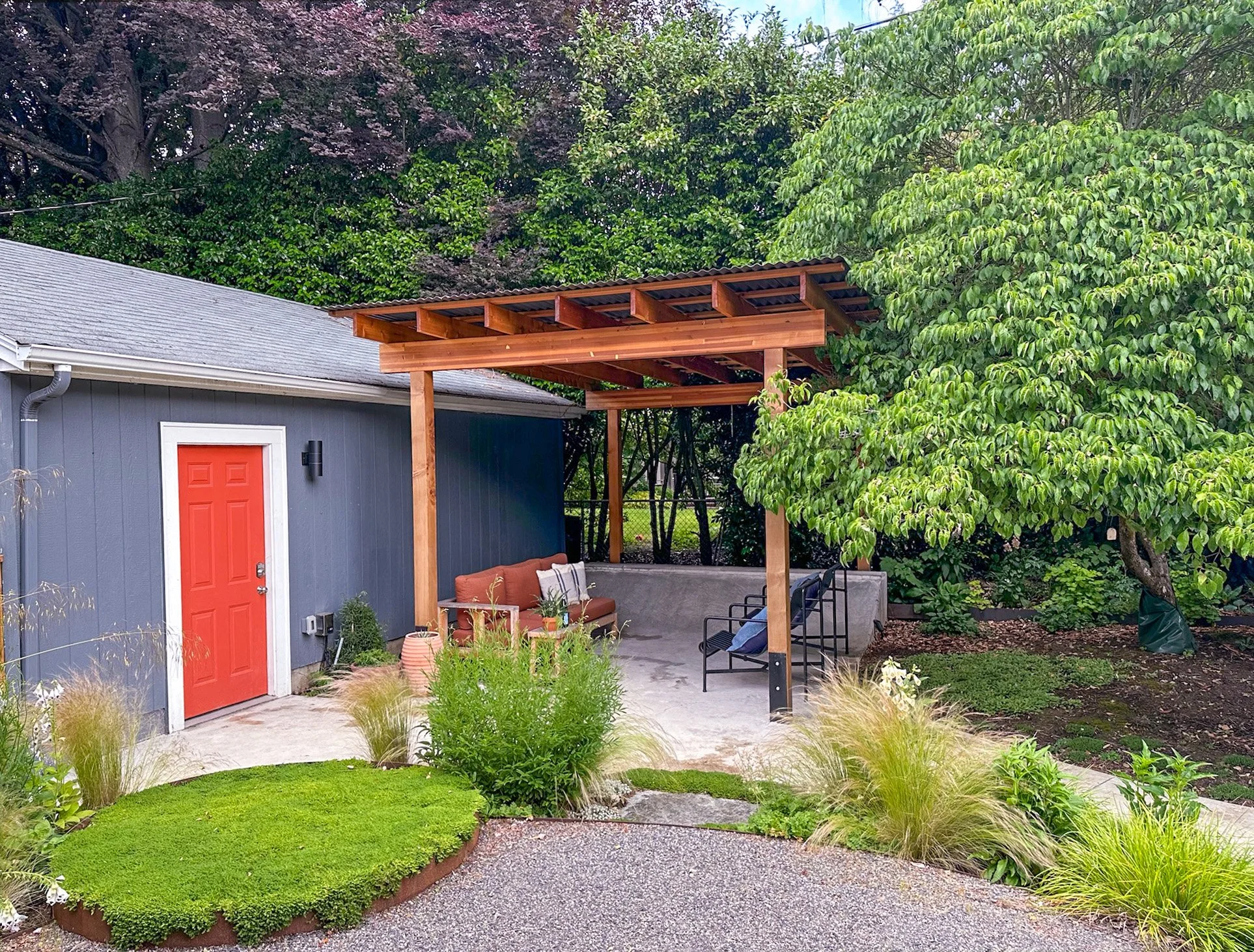 Portland Oregon Outdoor Spaces Back Yard Landscaping Landscape Designer Contractor