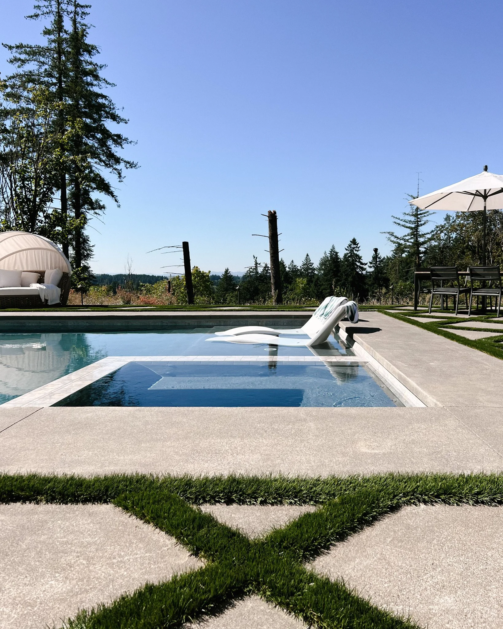 Pool and Hot Tub Design and Installation Portland Oregon Landscape Architecture and Construction Pacific Northwest