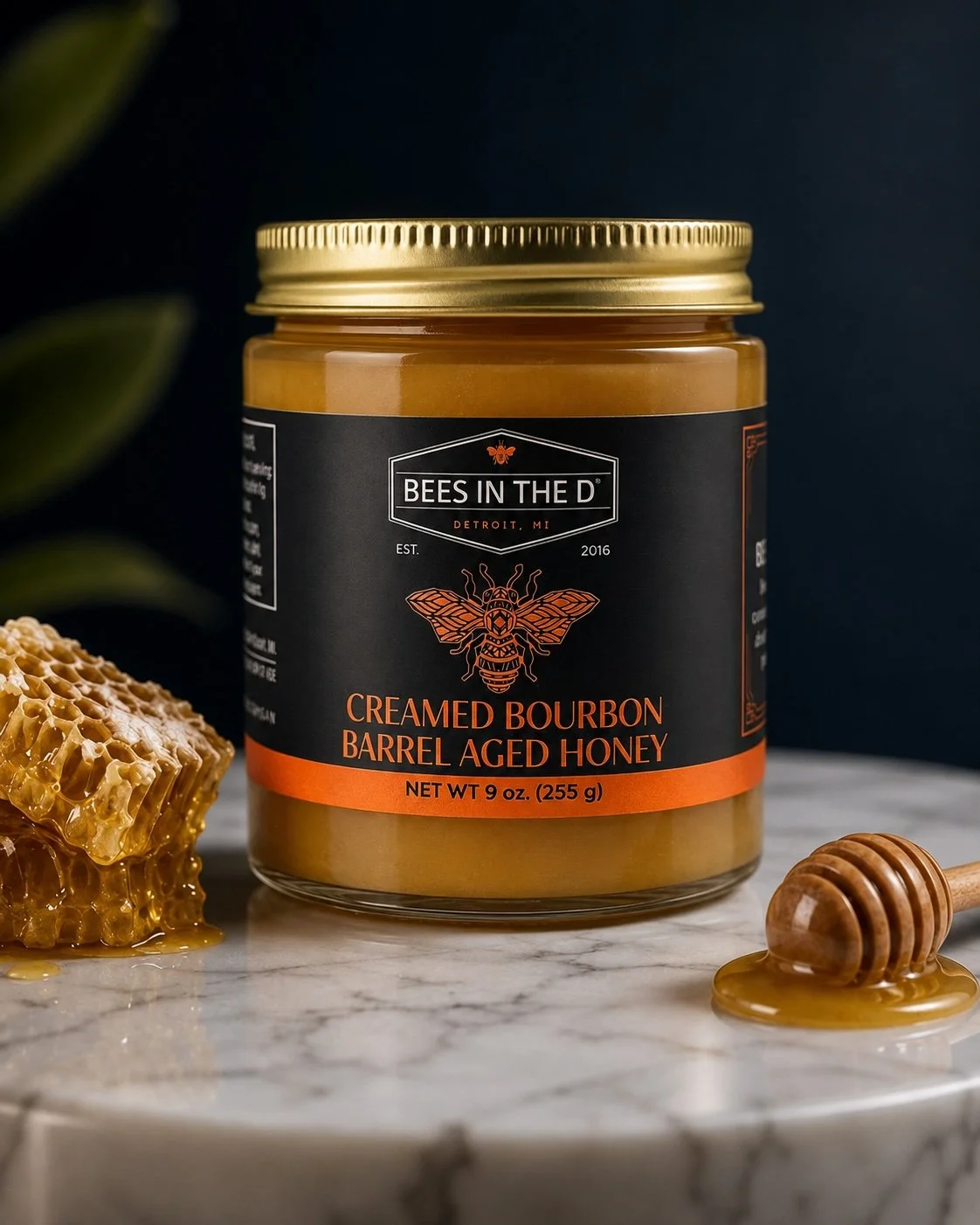 Creamed Bourbon Barrel Aged Honey